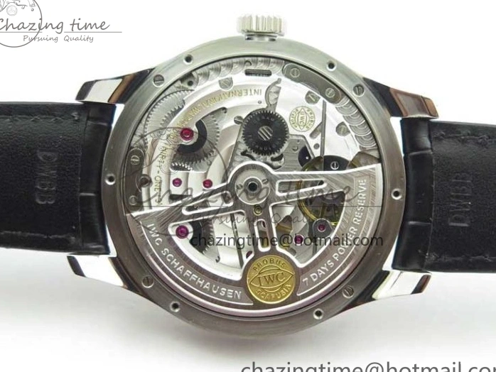 MIROTIME 0212 Portuguese Real PR Real Annual Calendar IW503510 ZF 1:1 Best Edition Green Dial on Black Leather Strap A QuickDry 7097